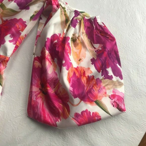 Boston Proper Alexia Admor Lace-Up Top- Size 8 - Picture 3 of 12